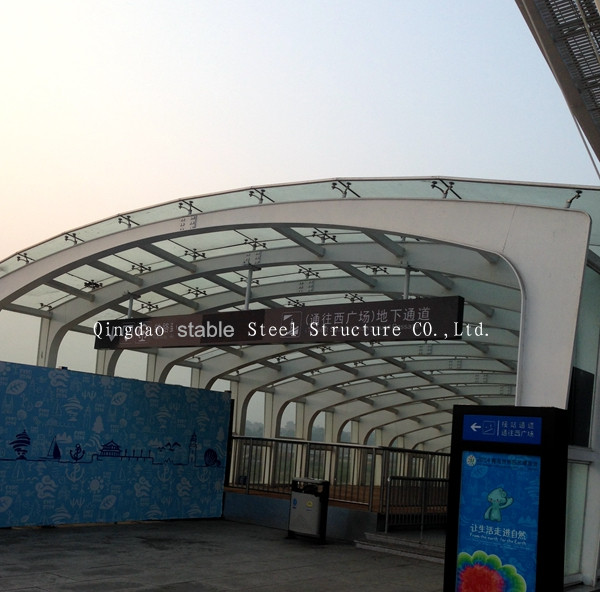 Prefabricated Steel Framed Sheds to Metro, Railway Station, Underground Carport, Airport